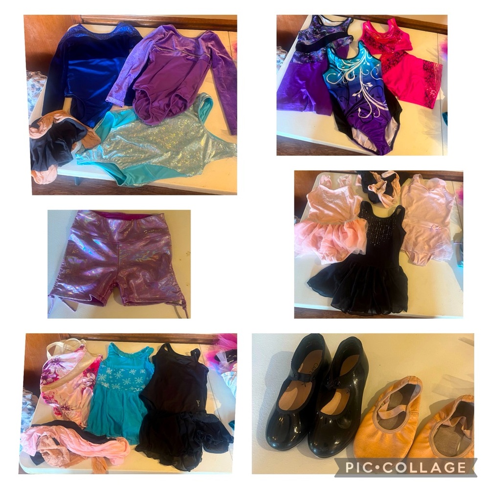 Lot of 13 size 7/8 dance outfits